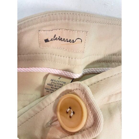 Anthropologie Elevenses Tan Wide Leg Crop Pants size 2 - Picture 5 of 5